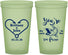 Custom Wedding 22 oz Glow In The Dark Cups - Fish In The Sea For Me | 254
