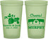 Custom Wedding 22 oz Glow In The Dark Cups - Tractor Cows | 257