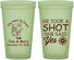 Custom Wedding 22 oz Glow In The Dark Cups - He Took A Shot She Said Yes | 259