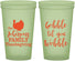 Custom Thanksgiving 22 oz Glow In The Dark Cups - Gobble Til You Wobble | 260004