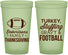 Custom Thanksgiving 22 oz Glow In The Dark Cups - Football Turkey | 260010