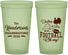Custom Thanksgiving 22 oz Glow In The Dark Cups - Football Turkey | 260014