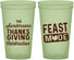 Custom Thanksgiving 22 oz Glow In The Dark Cups - Feast Mode | 260019