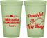 Custom Thanksgiving 22 oz Glow In The Dark Cups - Leg Day | 260033