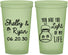 Custom Wedding 22 oz Glow In The Dark Cups - You Are The Light Of My Life | 262