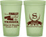 Custom Wedding 22 oz Glow In The Dark Cups - Finally Pull The Trigger | 264