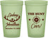 Custom Wedding 22 oz Glow In The Dark Cups - The Hunt Is Over | 266