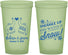 Custom Wedding 22 oz Glow In The Dark Cups - Christmas Snow | 268