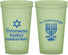 Custom Hanukkah 22 oz Glow In The Dark Cups - Festival Of Lights | 270005