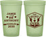 Custom Wedding 22 oz Glow In The Dark Cups - The Hunt Is Over | 272