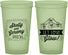 Custom Wedding 22 oz Glow In The Dark Cups - Let Love Glow | 273