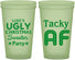Custom Christmas 22 oz Glow In The Dark Cups - Tacky Af | 280021