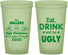 Custom Christmas 22 oz Glow In The Dark Cups - Ugly Sweater | 280023