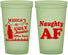 Custom Christmas 22 oz Glow In The Dark Cups - Eat Drink Be Ugly | 280024