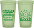 Custom Christmas 22 oz Glow In The Dark Cups - Lets Get Baked | 280039
