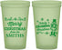 Custom Christmas 22 oz Glow In The Dark Cups - Snowflakes | 280053