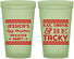 Custom Christmas 22 oz Glow In The Dark Cups - Eat Drink Tacky | 280082