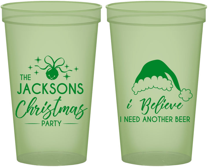 Custom Christmas 22 oz Glow In The Dark Cups - Santa Claus | 280085