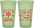 Custom Christmas 22 oz Glow In The Dark Cups - Let Is Snow | 280088