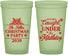 Custom Christmas 22 oz Glow In The Dark Cups - Mistletoe | 280092
