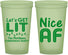 Custom Christmas 22 oz Glow In The Dark Cups - Nice Af | 280093