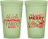 Custom Christmas 22 oz Glow In The Dark Cups - Cocktail | 280098