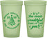 Custom Christmas 22 oz Glow In The Dark Cups - Wonderful Time For A Beer | 280099