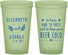 Custom Wedding 22 oz Glow In The Dark Cups - To Have And To Hold | 281