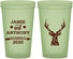 Custom Wedding 22 oz Glow In The Dark Cups - Deer | 282