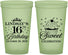 Custom 16th Birthday 22 oz Glow In The Dark Cups - Cupcake | 300000
