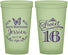 Custom 16th Birthday 22 oz Glow In The Dark Cups - Butterfly | 300005