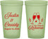 Custom Rehearsal Dinner 22 oz Glow In The Dark Cups - Eat Drink Rehearse | 30001
