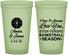 Custom Wedding 22 oz Glow In The Dark Cups - Basketball | 304