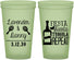 Custom Wedding 22 oz Glow In The Dark Cups - Fiesta Siesta Tequila Repeat | 306