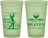 Custom Memorial 22 oz Glow In The Dark Cups - Fairway To Heavens | 310008