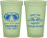 Custom Memorial 22 oz Glow In The Dark Cups - Gone But Never Forgotten | 310010