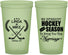 Custom Wedding 22 oz Glow In The Dark Cups - We Interrupt Hockey | 312