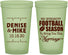 Custom Wedding 22 oz Glow In The Dark Cups - We Interrupt Football | 314