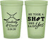 Custom Wedding 22 oz Glow In The Dark Cups - Took A Shot Hockey | 323
