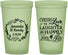 Custom Wedding 22 oz Glow In The Dark Cups - Love Laughter Happily | 326