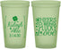 Custom Wedding 22 oz Glow In The Dark Cups - Lucky In Love | 328