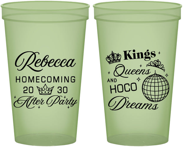 Custom Homecoming 22 oz Glow In The Dark Cups - Hoco After Party | 330027