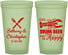 Custom Wedding 22 oz Glow In The Dark Cups - Crawfish Boil | 332