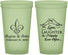 Custom Wedding 22 oz Glow In The Dark Cups - Love Laughter Happily | 338
