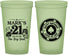 Custom 21st Birthday 22 oz Glow In The Dark Cups - Legal At Last Vegas | 340004