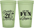 Custom 21st Birthday 22 oz Glow In The Dark Cups - Let The Fun Begin | 340009