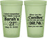 Custom 21st Birthday 22 oz Glow In The Dark Cups - Candles Cake Drunk | 340017