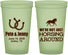 Custom Wedding 22 oz Glow In The Dark Cups - Horseshoe | 341