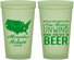 Custom Wedding 22 oz Glow In The Dark Cups - Relax Unwind Enjoy Beer | 360