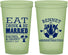 Custom Wedding 22 oz Glow In The Dark Cups - Eat Drink Be Married | 367